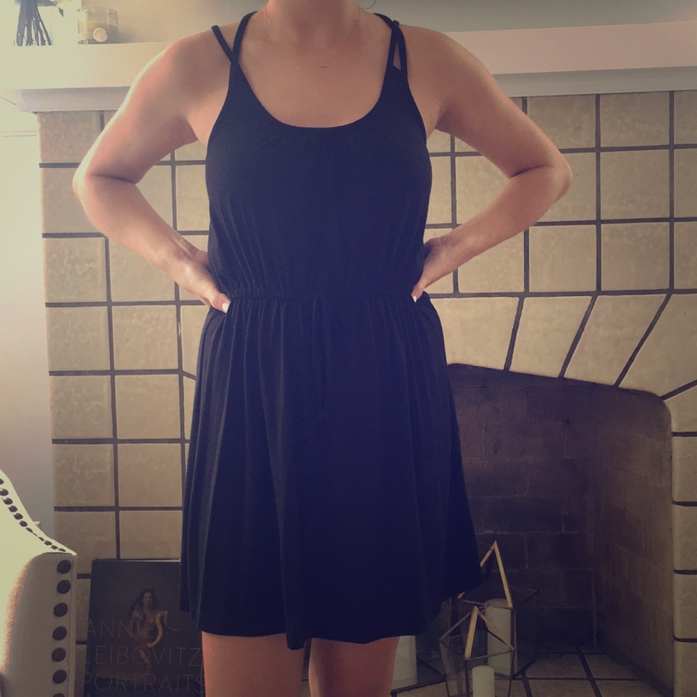 Nordstrom Black Cotton Dress